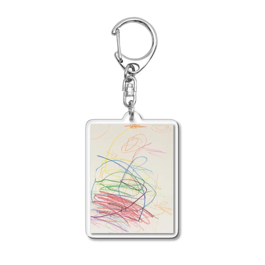 子どもの絵の無題1 Acrylic Key Chain