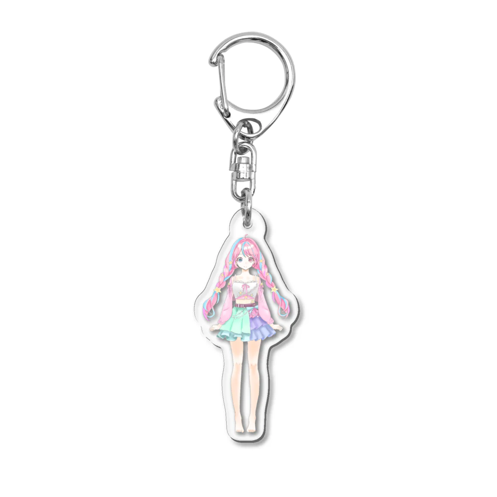 虹スターライト公式ショップの公式キャラクターステアちゃん新登場記念グッズ！ Acrylic Key Chain