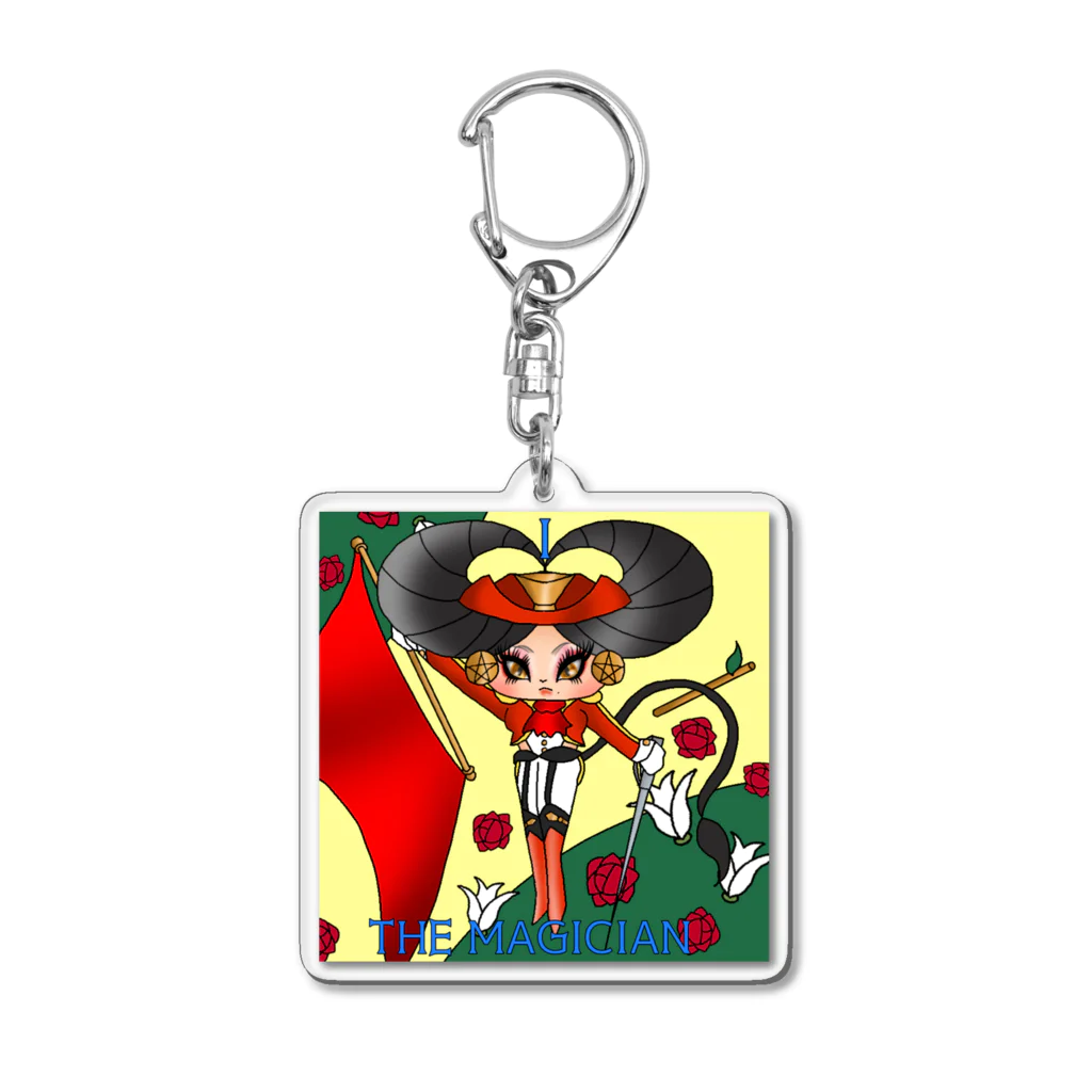 こつめちゃんのおみせのタロット 1:魔術師 Acrylic Key Chain