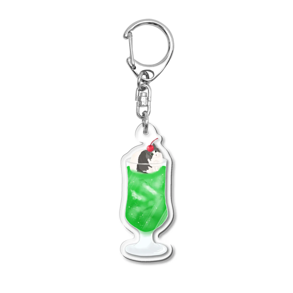 Letiのチョビソーダ Acrylic Key Chain