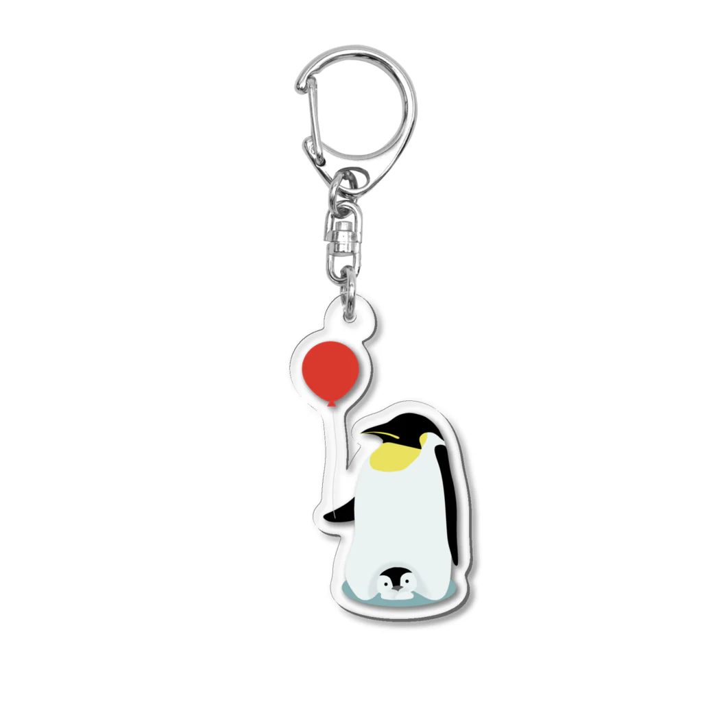 Steloの親子ペンギン Acrylic Key Chain