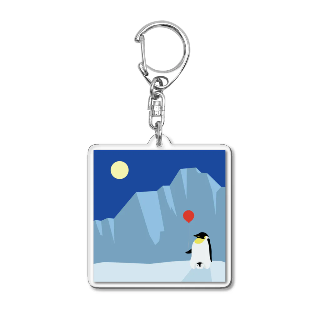 Steloの親子ペンギン Acrylic Key Chain