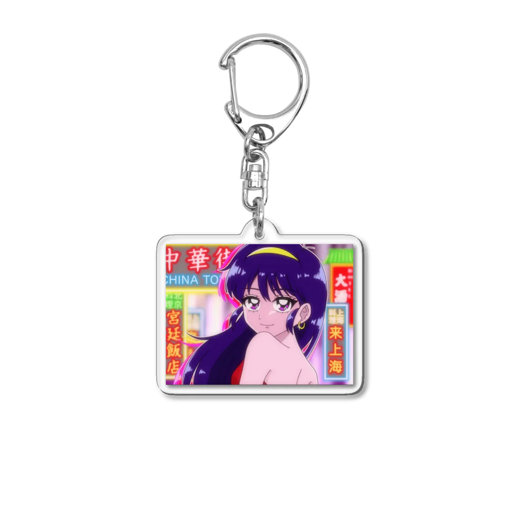 神に選ばれしめんたいこのチャイナタウン Acrylic Key Chain