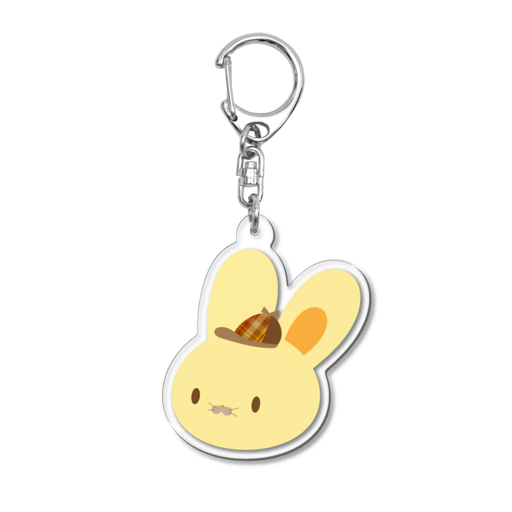 ポコ チーノのポコの丸顔グッズ Acrylic Key Chain