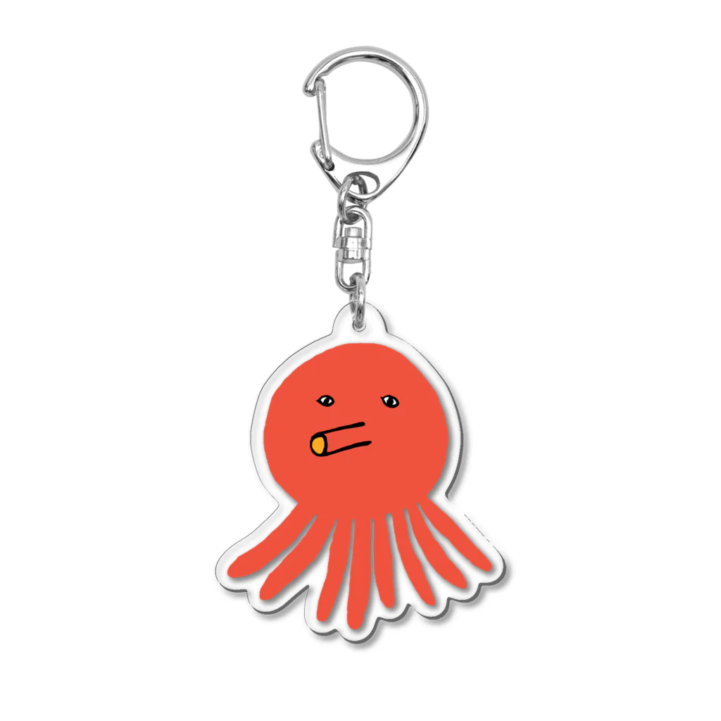 ajitukeのたこさん Acrylic Key Chain