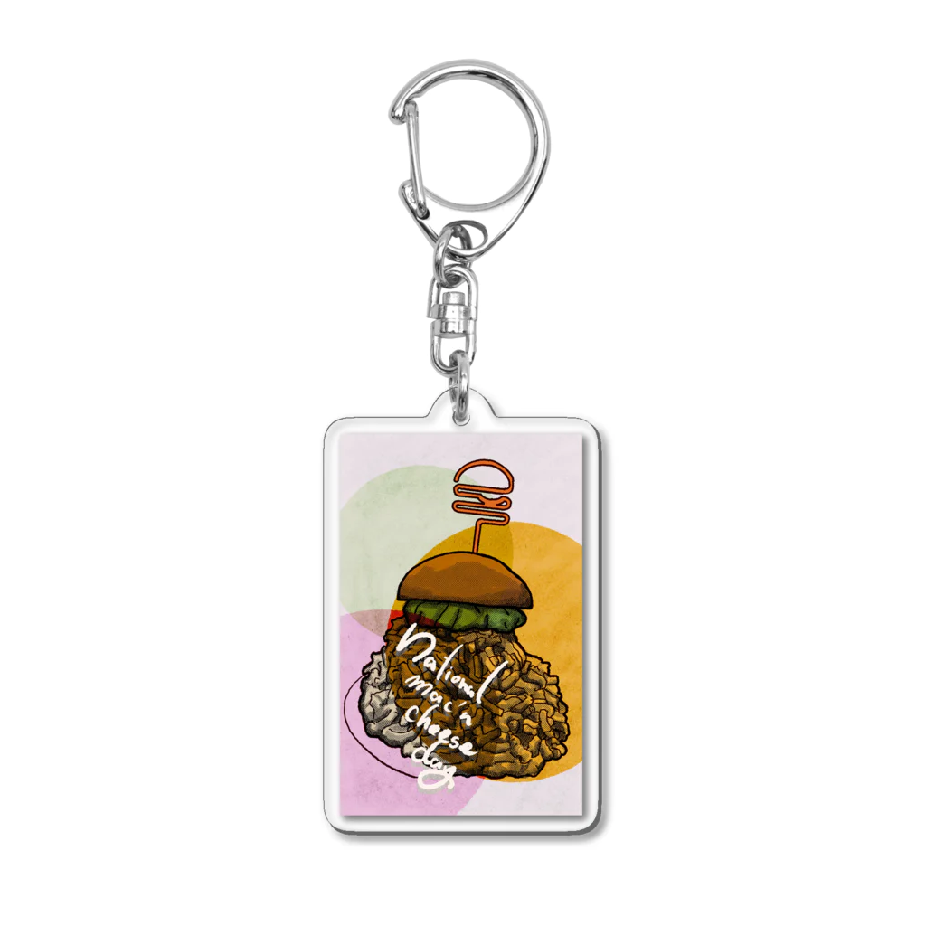 ICONのNational Mac’n cheese day! Acrylic Key Chain