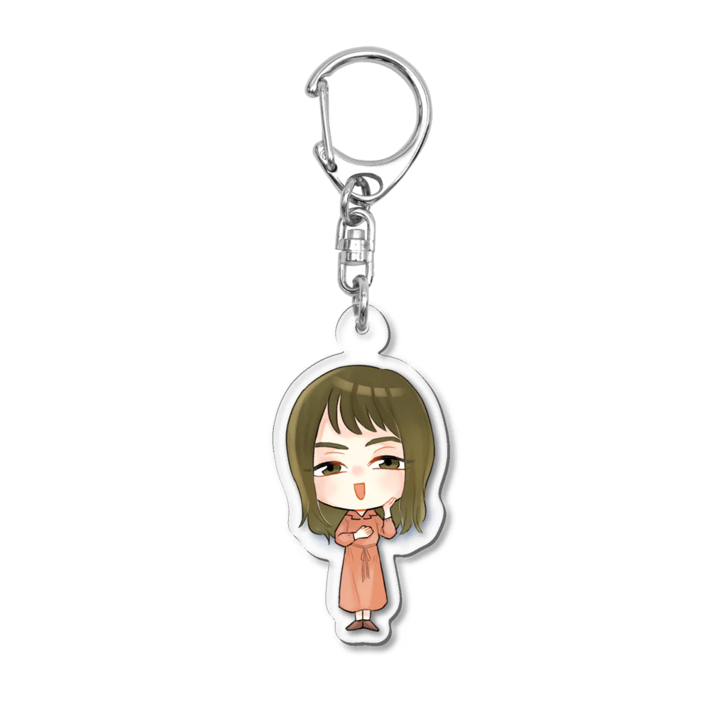 まつ工房のアクリルキーホルダー（KAZUKO） Acrylic Key Chain