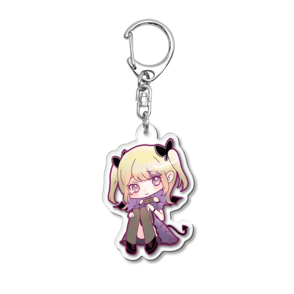 くもりの罠のくもりミニキャラグッズ Acrylic Key Chain