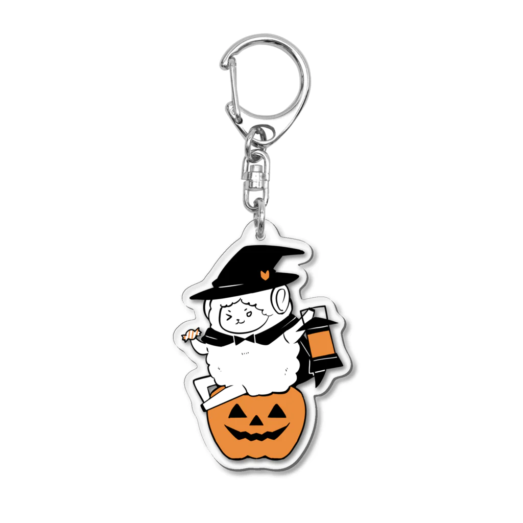 かわいいコーギーのハロウィンメルシー Acrylic Key Chain