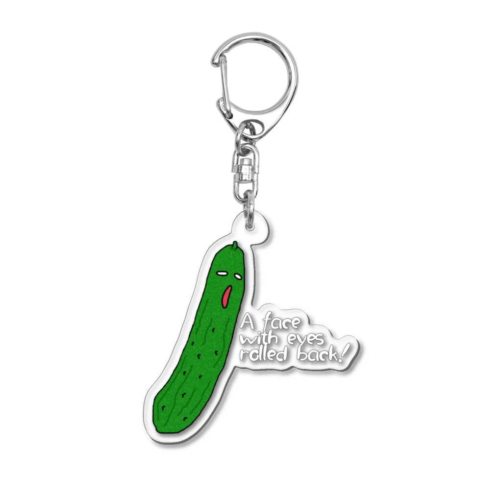 MAMEDAIFUKUのキュウリ Acrylic Key Chain