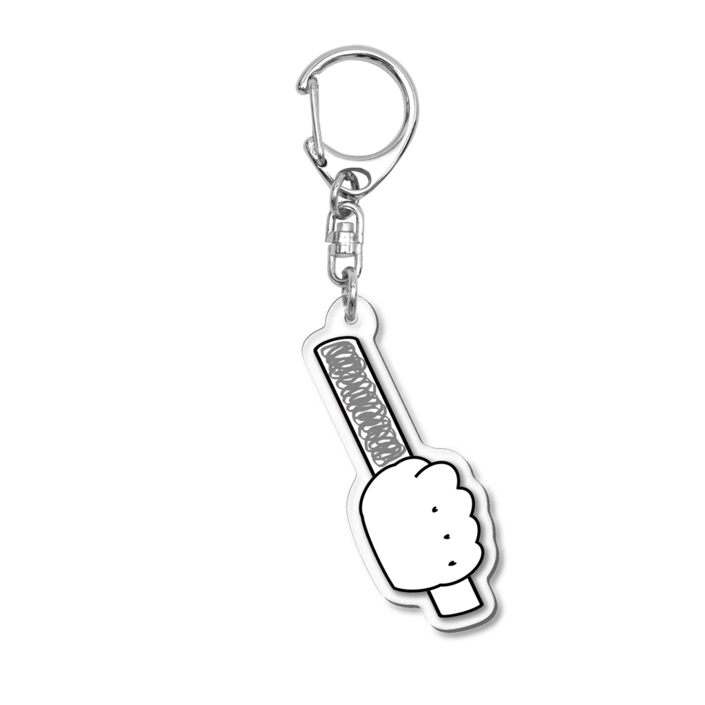 oshigoto_akachanの【GRAY】推しごとあかちゃん Acrylic Key Chain