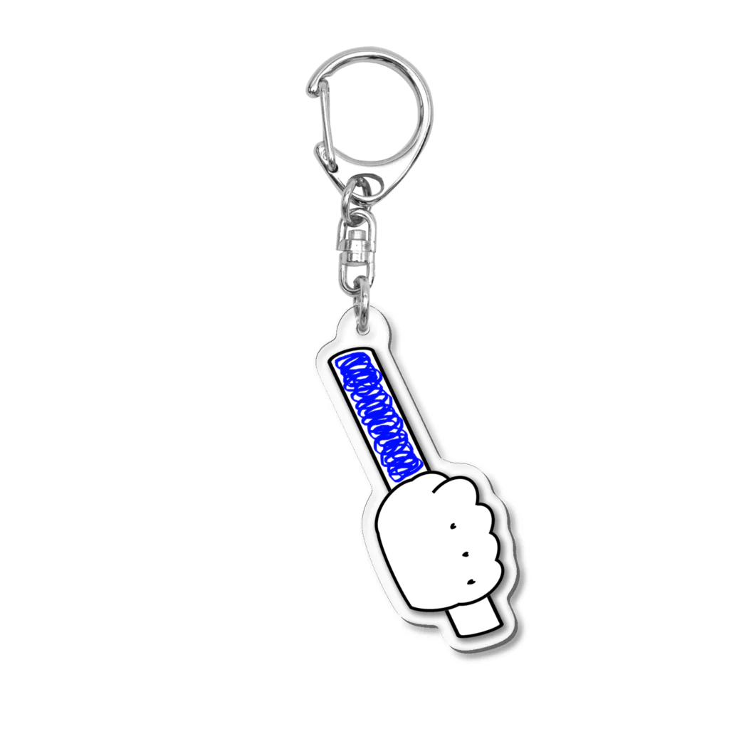 oshigoto_akachanの【BLUE】推しごとあかちゃん Acrylic Key Chain