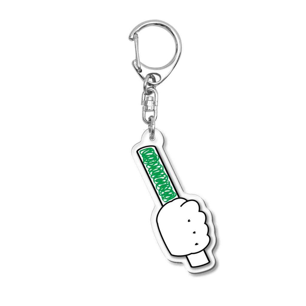 oshigoto_akachanの【GREEN】推しごとあかちゃん Acrylic Key Chain