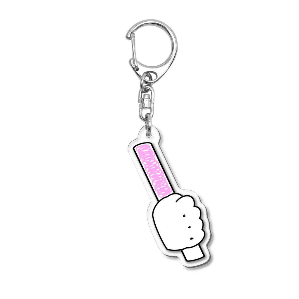 oshigoto_akachanの【PINK】推しごとあかちゃん Acrylic Key Chain