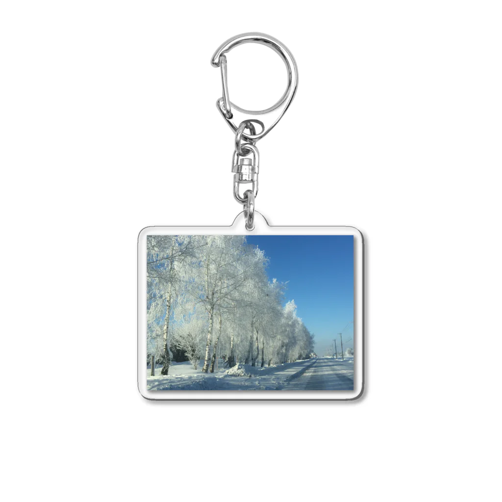 いのしんショップの樹氷 Acrylic Key Chain