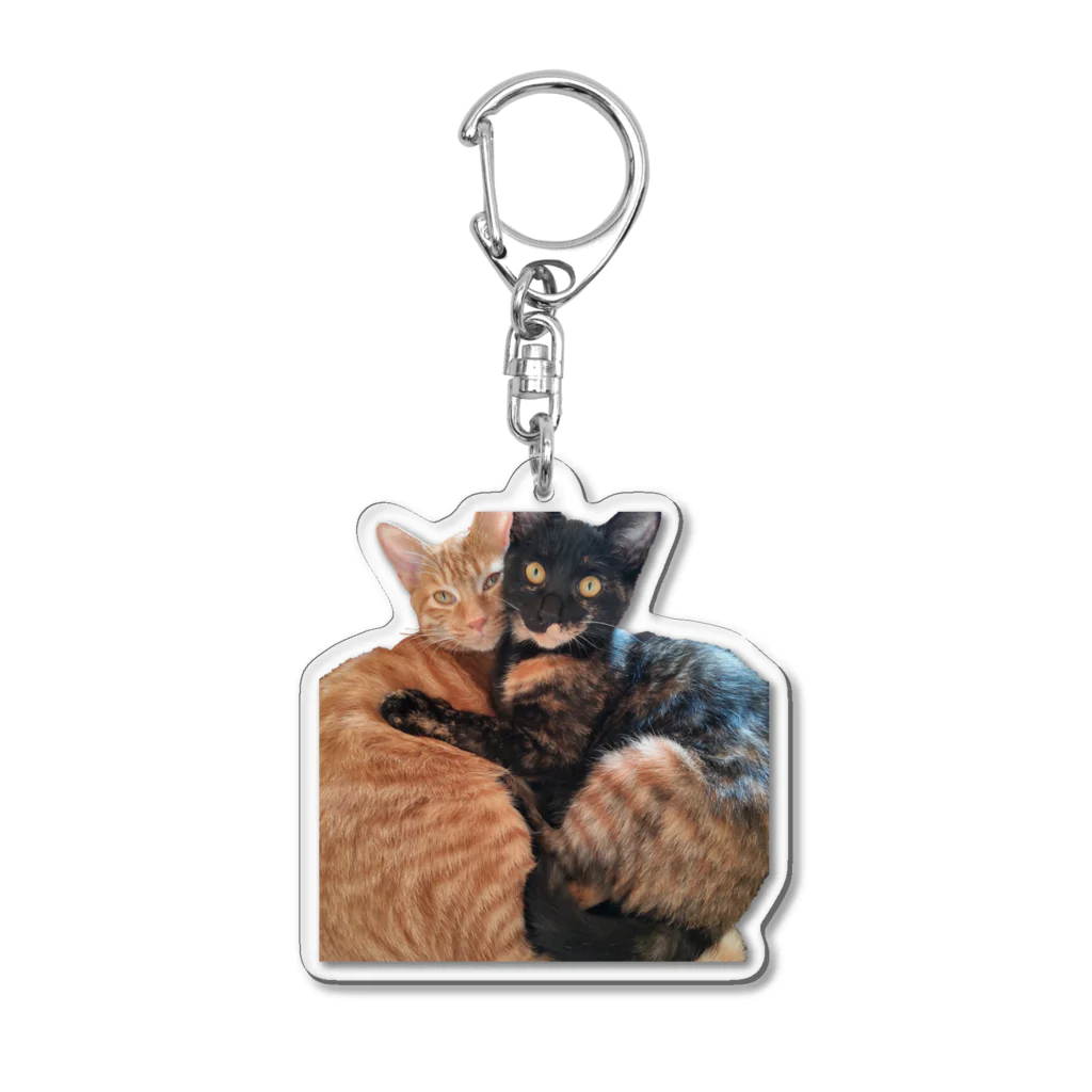 結社黒猫の猫LOVE Acrylic Key Chain