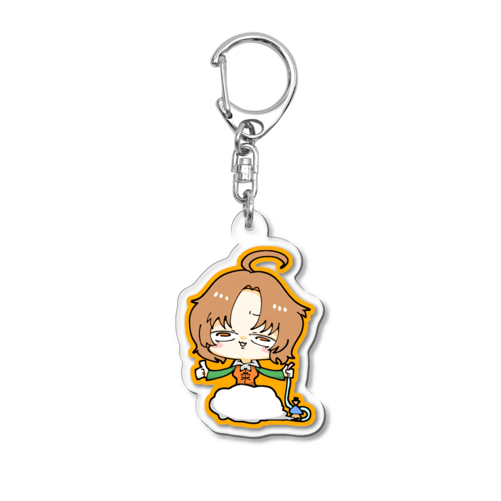 お麩ちゃんのおみせのチルいお麩ちゃんしりーず Acrylic Key Chain