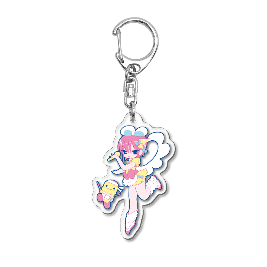 ちきま屋のりゅうぐうアイドルいばらちゃん Acrylic Key Chain