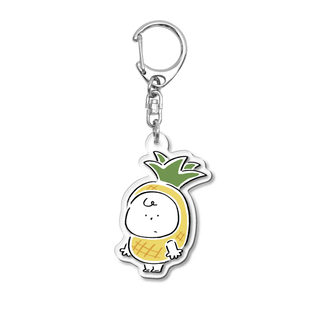 Davi’s のパイナップル×Daviくん Acrylic Key Chain