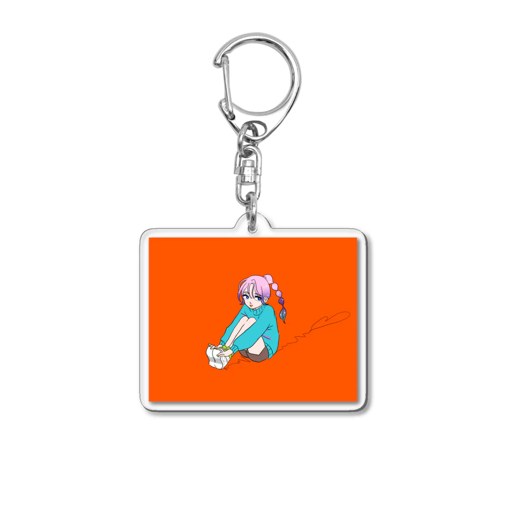 イタリアンクマのエモ女子シリーズ Acrylic Key Chain