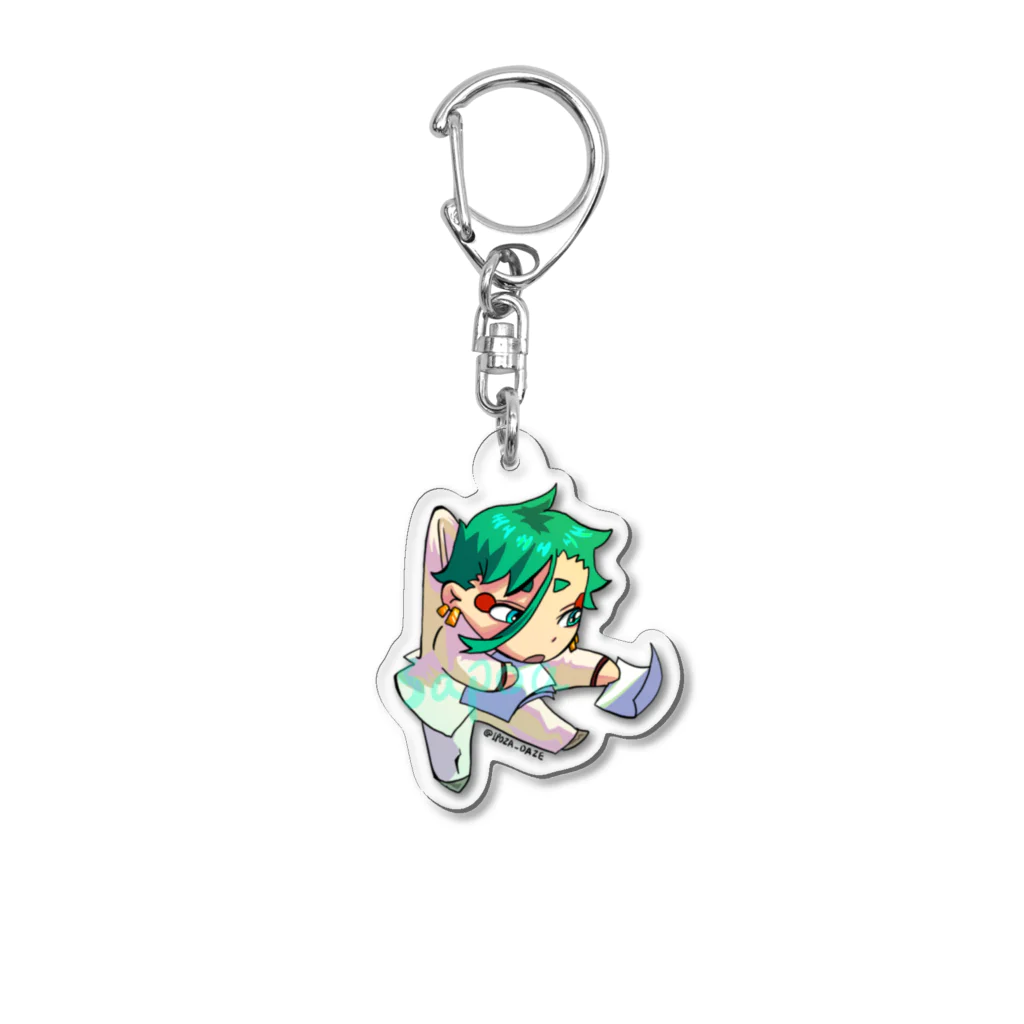 一歩歩いて罪悪感のippo財団のミニキャラキーホルダー。サポア Acrylic Key Chain