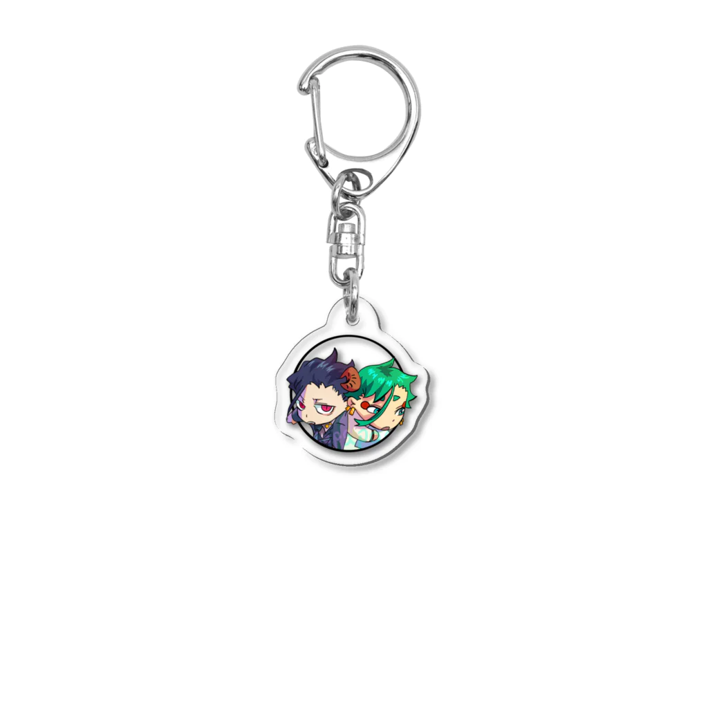 一歩歩いて罪悪感のippo財団　ミニキャラキーホルダー　サポア×セポカ Acrylic Key Chain