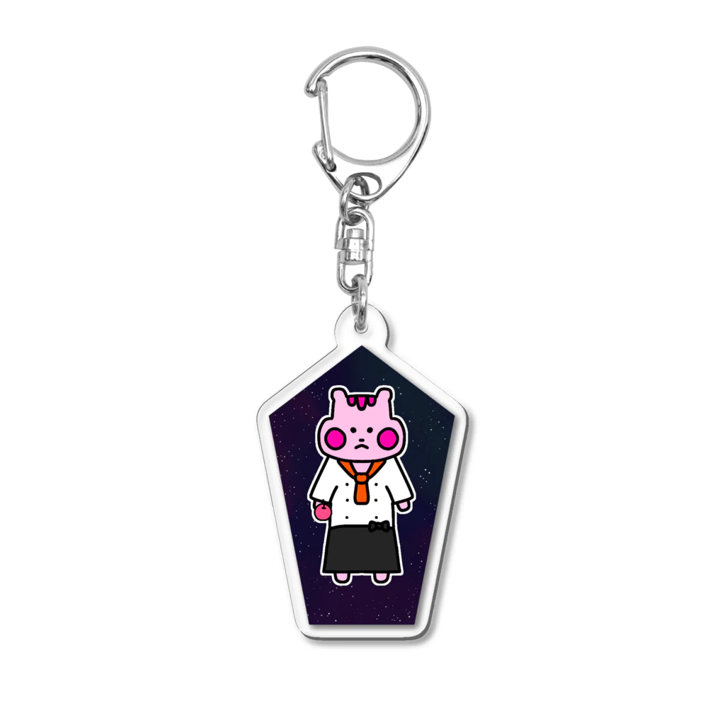 yötön yöの宇宙のりするん Acrylic Key Chain