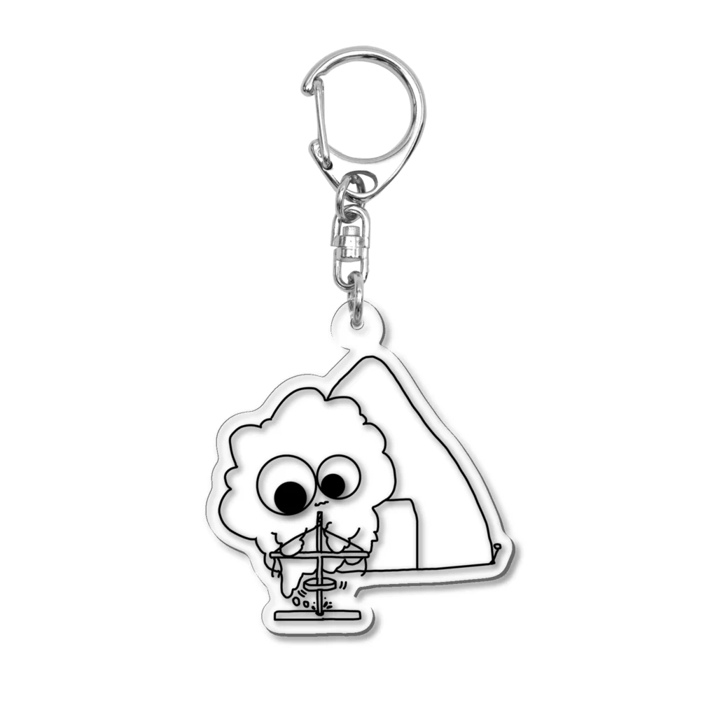 もふもふもんすたぁのもふもふもんすたぁ キャンプ Acrylic Key Chain