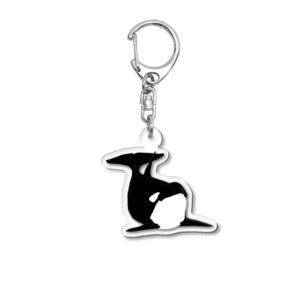 orca_miのシャチホコなシャチ Acrylic Key Chain