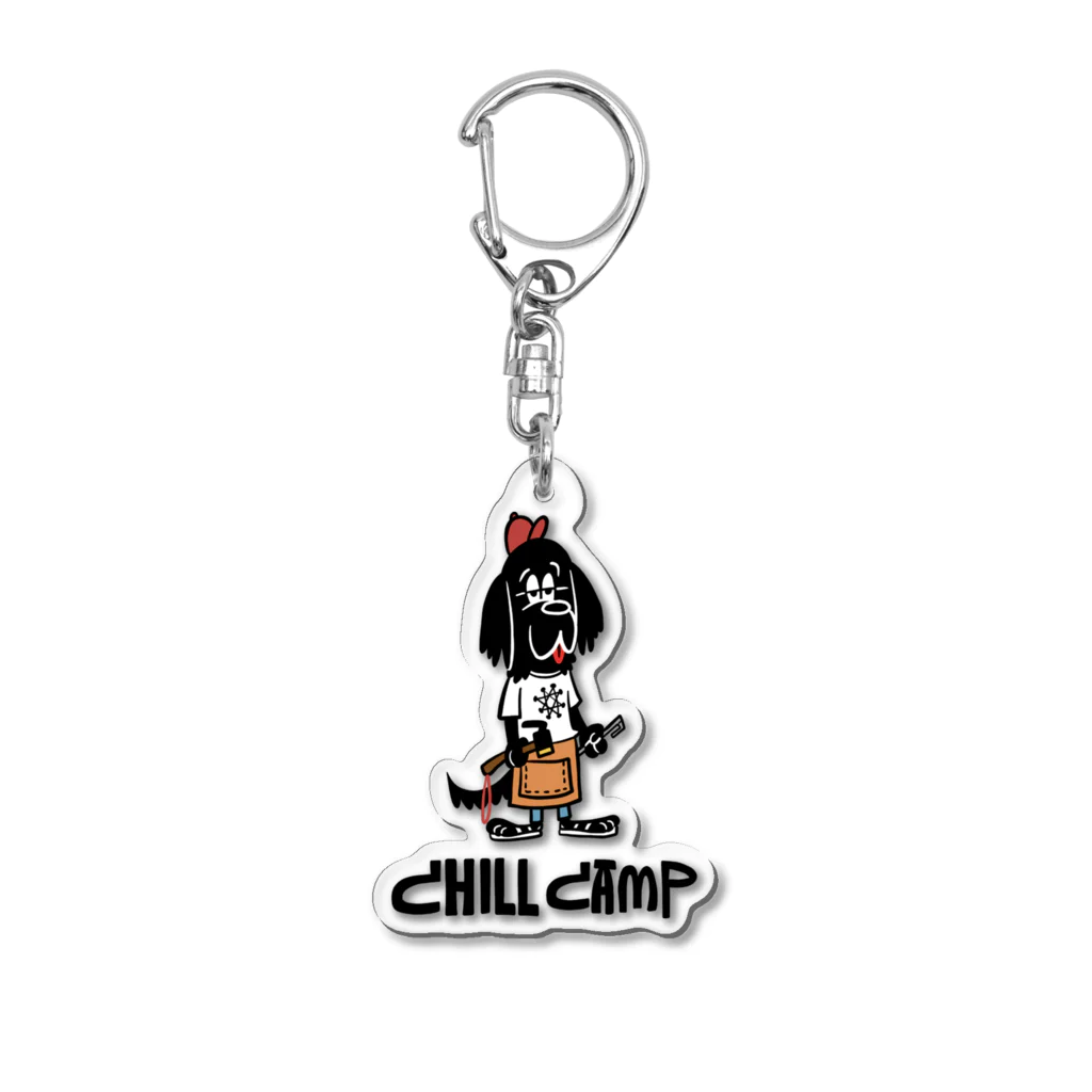 Lumiere du soleilのchill camp dog アクリルキーホルダー