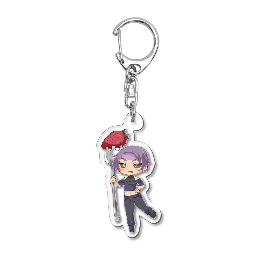 桃色薬局の猿飛くん Acrylic Key Chain