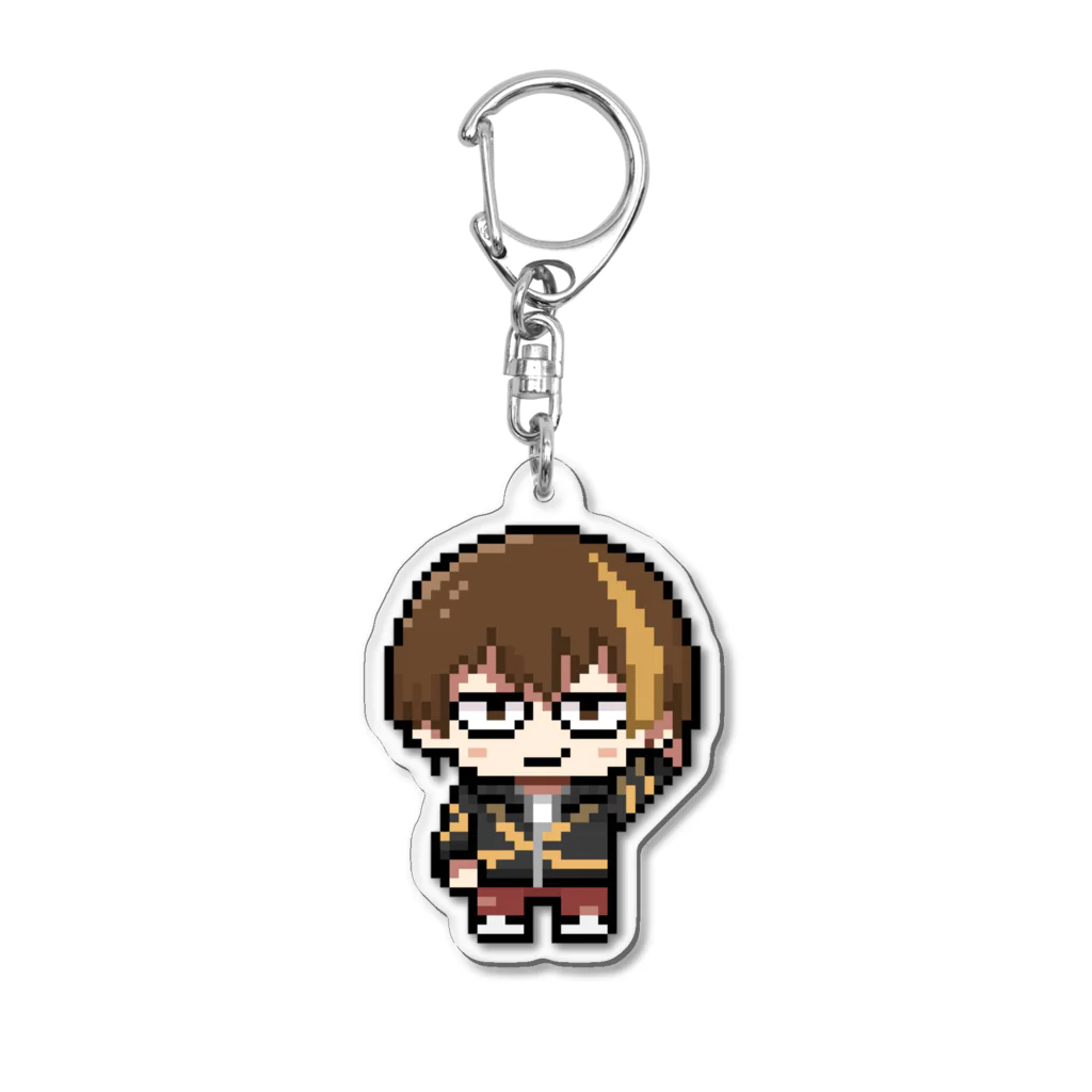 竹相カギのゴミフリマのドットカギさん Acrylic Key Chain