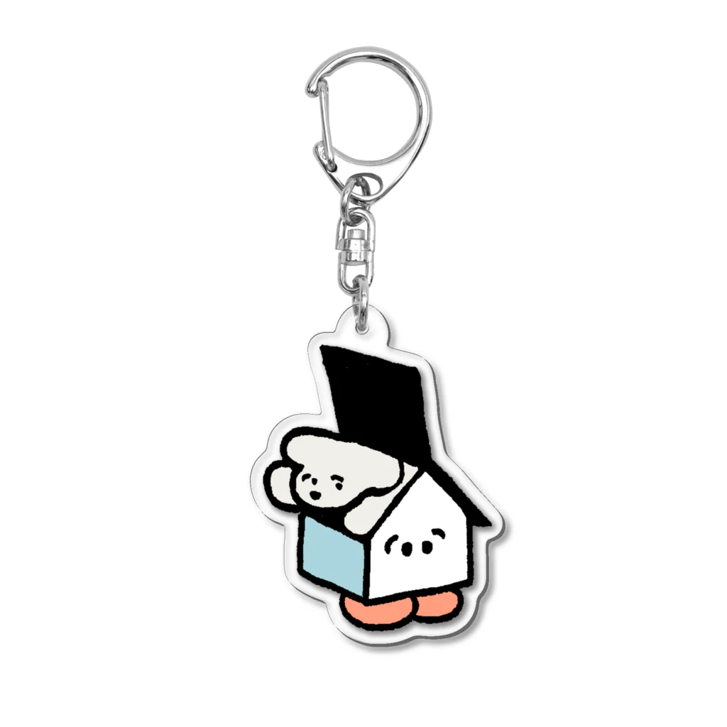 偽装出社のDOG IN THE HOUSE Acrylic Key Chain