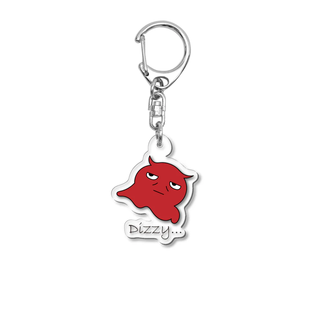 チンアナゴの巣のふらふらメンダコ Acrylic Key Chain