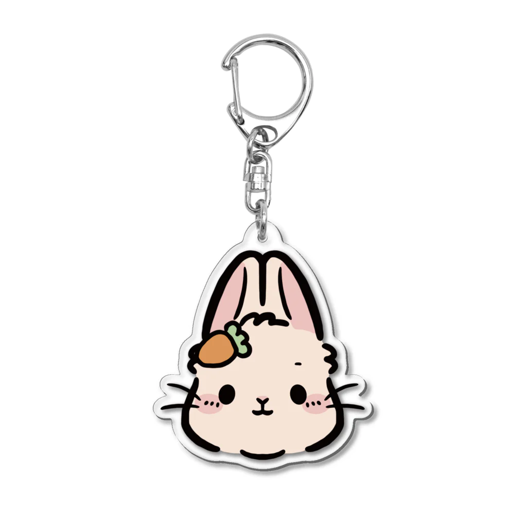 maruruのねざうさ Acrylic Key Chain