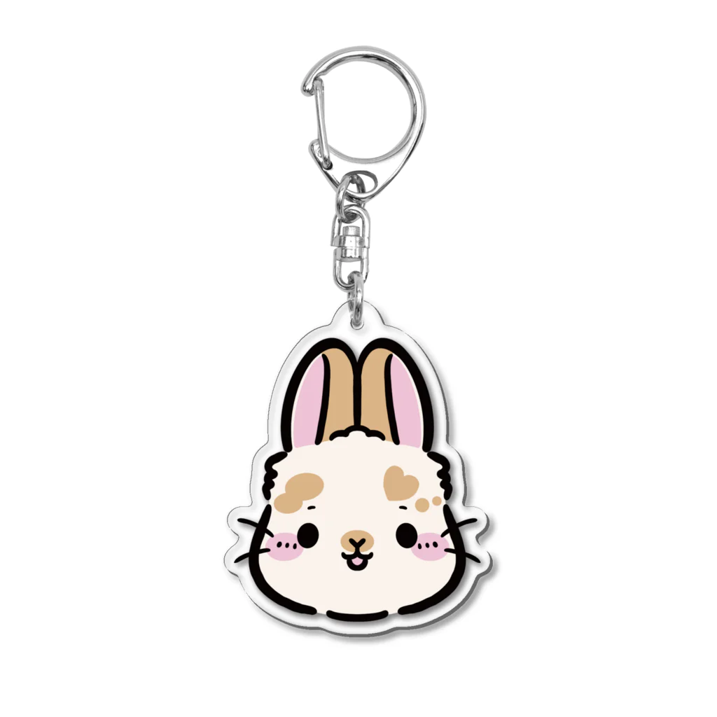 maruruのラブうさ Acrylic Key Chain