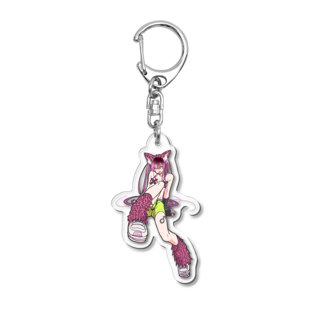 Y倉庫のねこくん Acrylic Key Chain