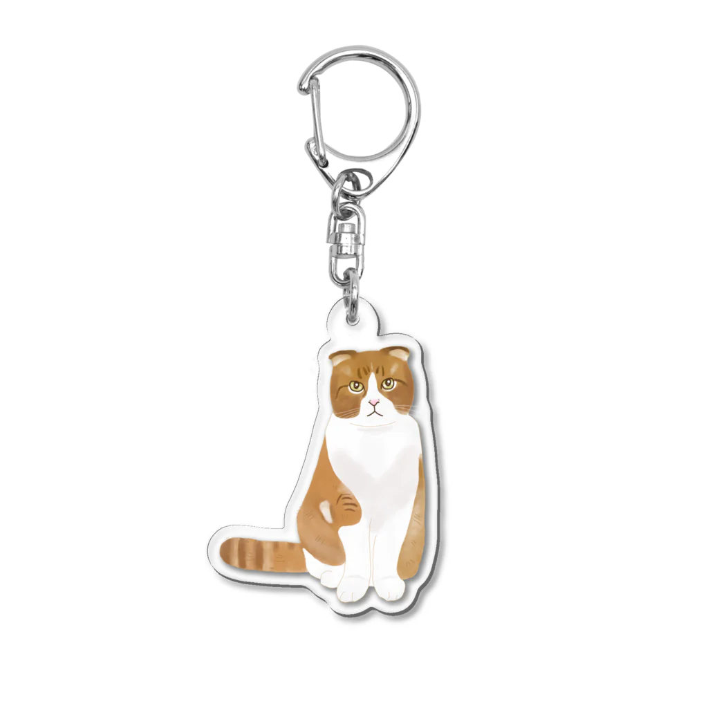 にゃんこまみれのしおんくん Acrylic Key Chain