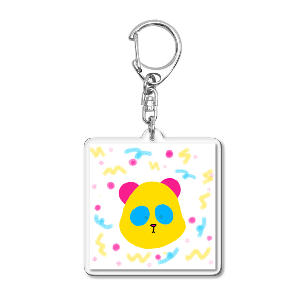 Ambraのパンセクシャルのパンダさん Acrylic Key Chain