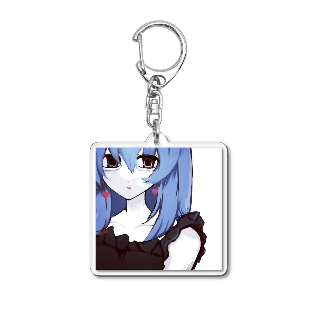 はこっぷの未練ちゃん Acrylic Key Chain