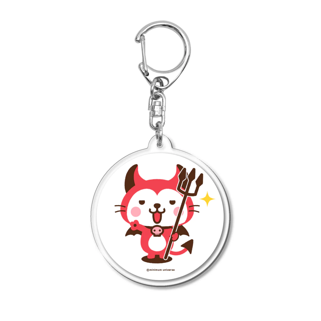 ミニマムユニヴァース@SUZURIのデビねこくんアクリルキーホルダー Acrylic Key Chain