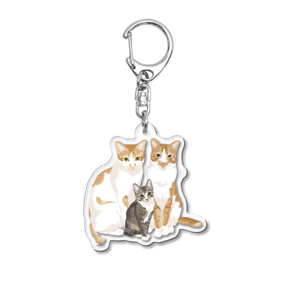 Letiのルイ、ラム、リオン Acrylic Key Chain