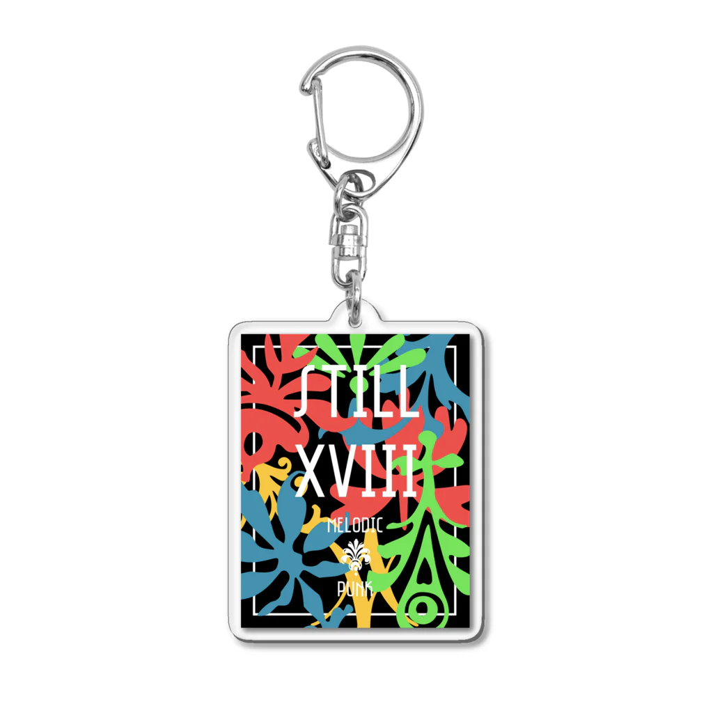 still18 STOREのカラフルロゴ Acrylic Key Chain