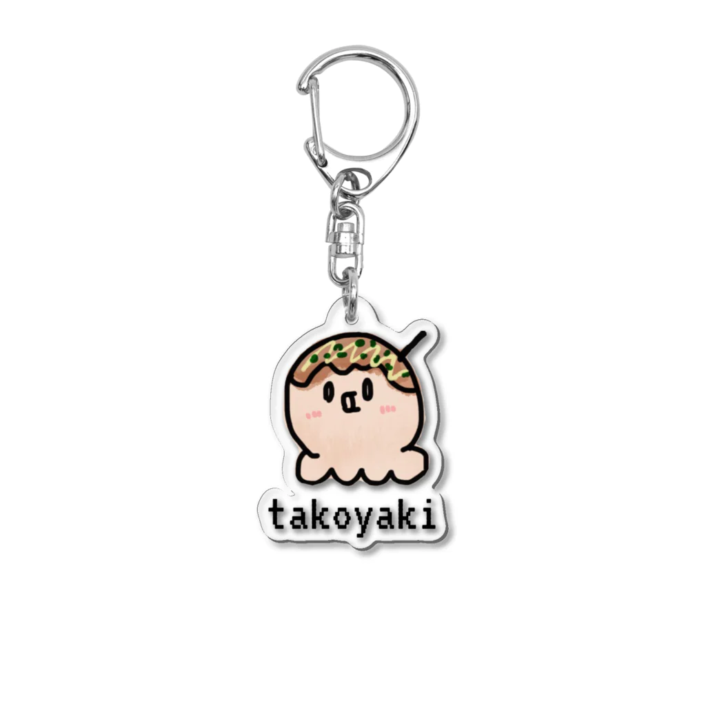 Nekomimiのたこやきくん Acrylic Key Chain