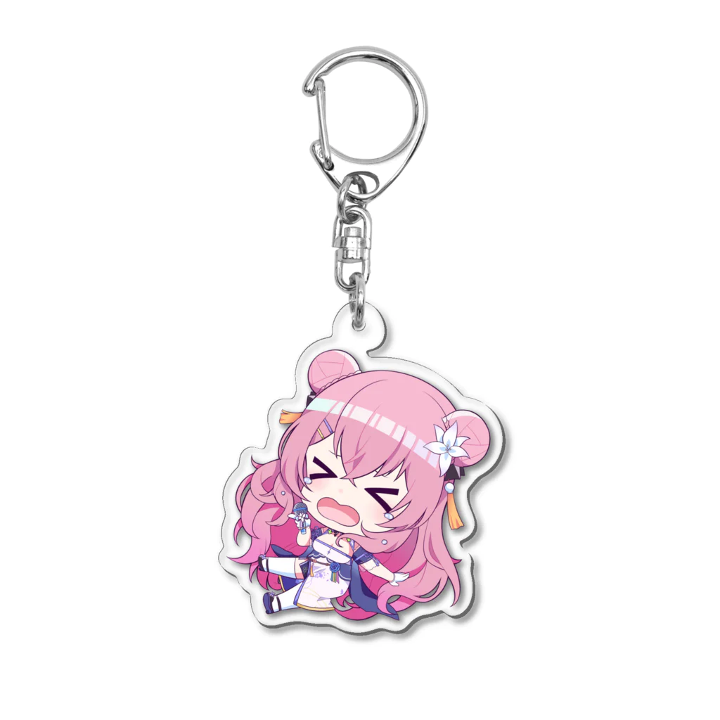 四条ユリ🌙8/9配信復帰しましたの四条ユリ【困り顔】 Acrylic Key Chain