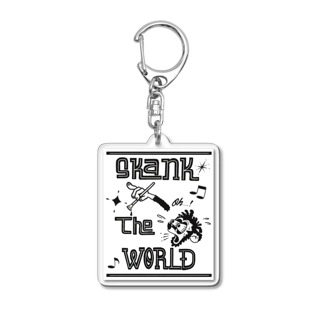 Skank The WorldのSTW アクリルキーホルダー