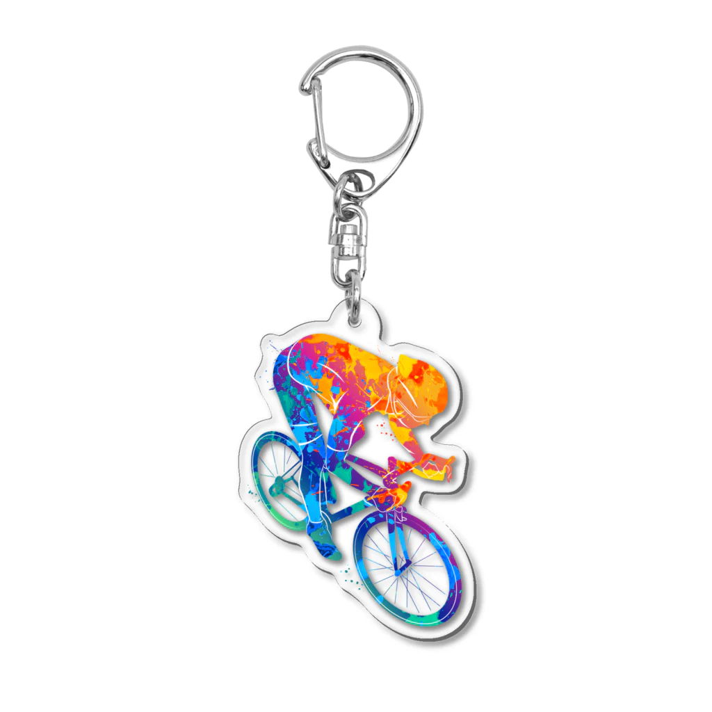 420 MUSIC FACTORYのロードバイク ロードレーサー 自転車 Acrylic Key Chain