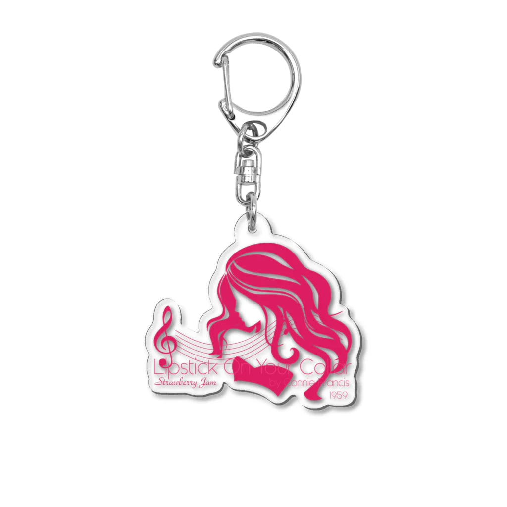 JOKERS FACTORYのLIPSTICK ON YOUR COLLAR Acrylic Key Chain