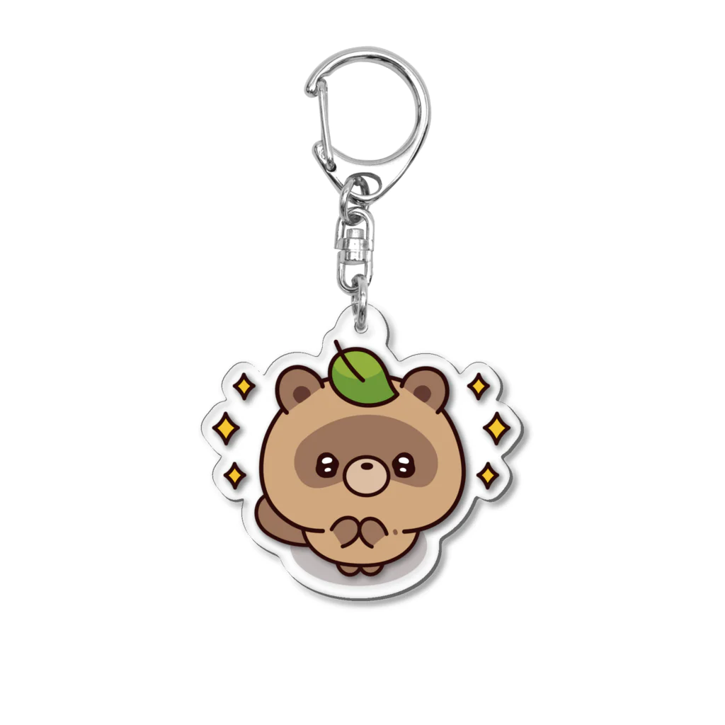 DECORのおはなしタヌキくん　きらきらver. Acrylic Key Chain