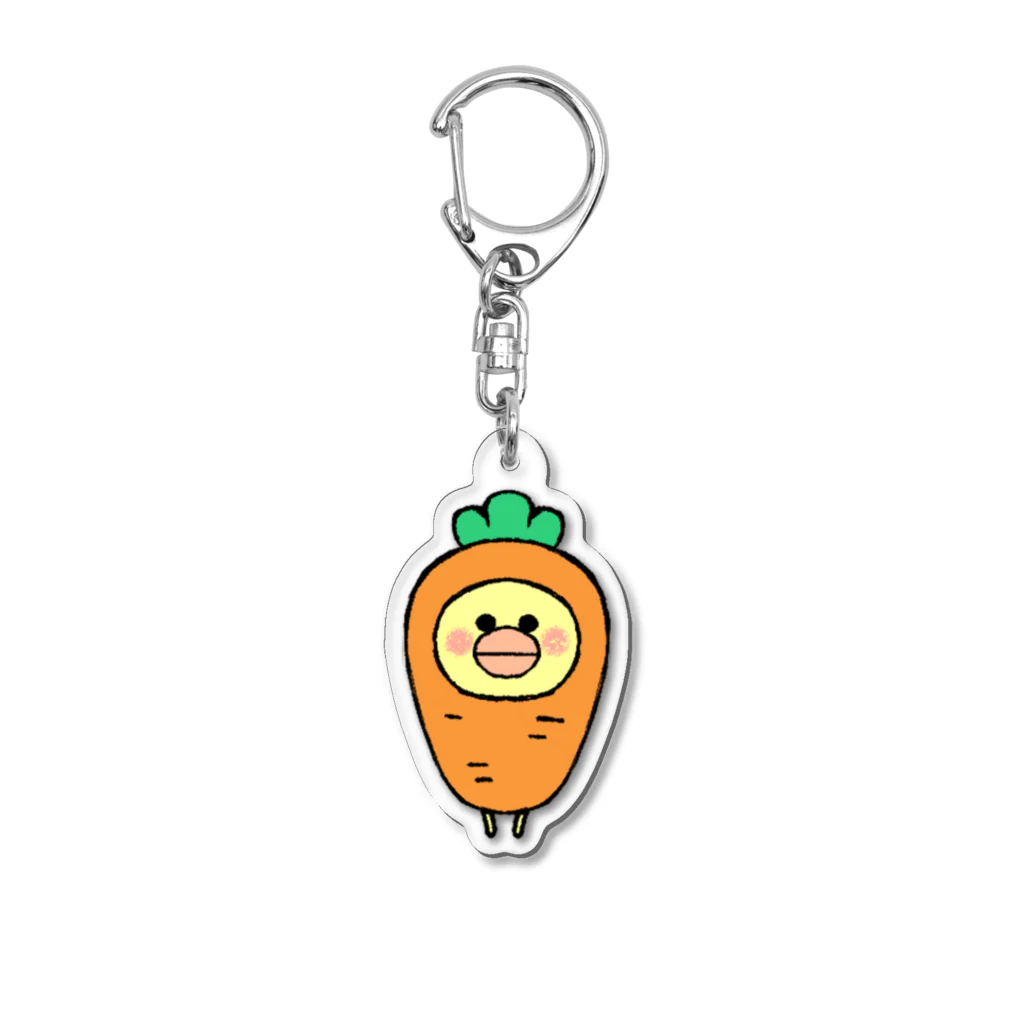 こまちのお部屋のひよこにんじんキーホルダー Acrylic Key Chain